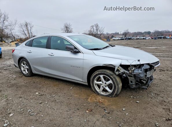 1G1ZB5ST8JF264919 2018 CHEVROLET MALIBU Серебряный Передняя правая четверть