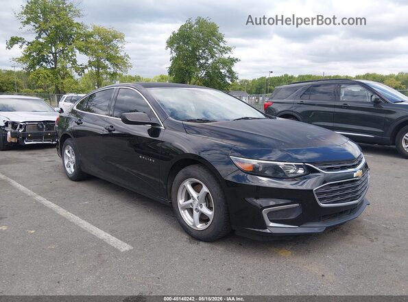 1G1ZB5ST9GF197143 2016 CHEVROLET MALIBU Черный Передняя правая четверть