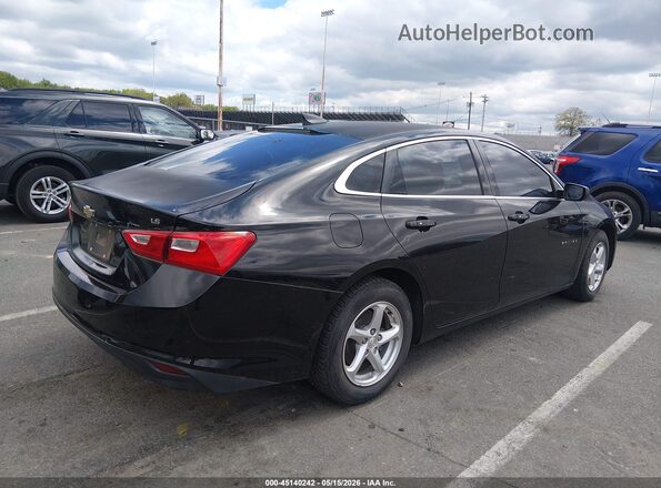 1G1ZB5ST9GF197143 2016 CHEVROLET MALIBU Черный Задняя правая четверть