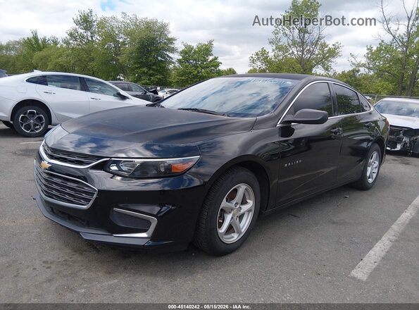 1G1ZB5ST9GF197143 2016 CHEVROLET MALIBU Черный Передняя левая четверть