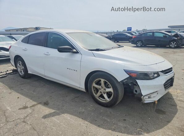 1G1ZB5ST9GF333240 2016 CHEVROLET MALIBU Белый Передняя правая четверть