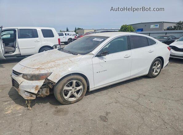 1G1ZB5ST9GF333240 2016 CHEVROLET MALIBU Белый Передняя левая четверть