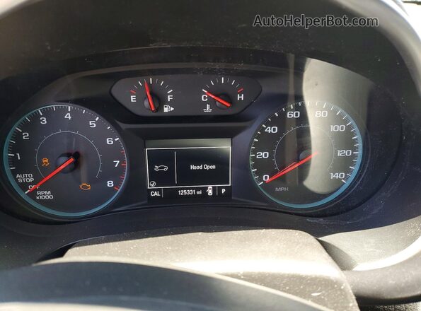 1G1ZB5ST9HF168517 2017 CHEVROLET MALIBU Черный Вид щитка приборов