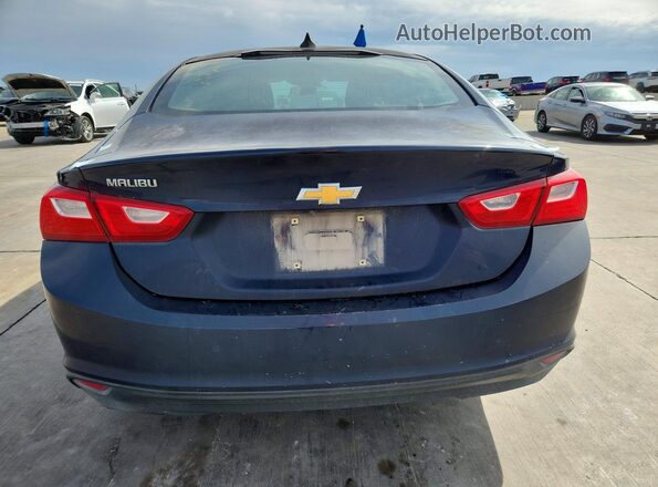 1G1ZB5ST9JF115094 2018 CHEVROLET MALIBU Синий Вид сзади