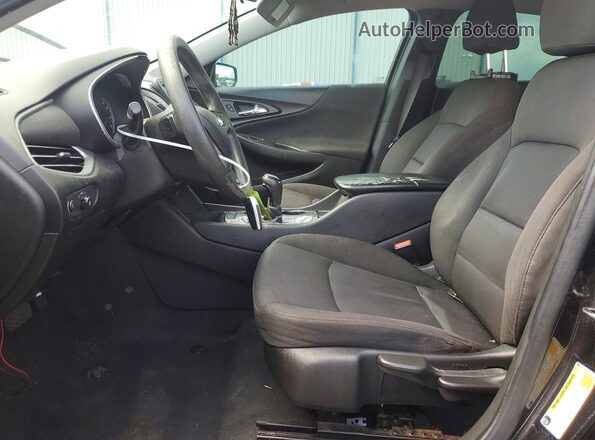 1G1ZB5ST9JF189437 2018 CHEVROLET MALIBU Черный Вид салона спереди
