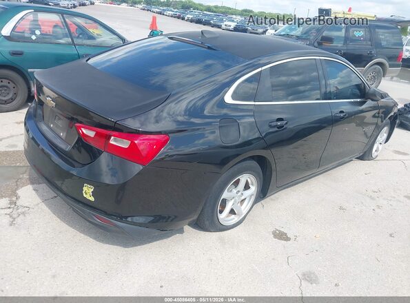 1G1ZB5STXHF209236 2017 CHEVROLET MALIBU Черный Задняя правая четверть