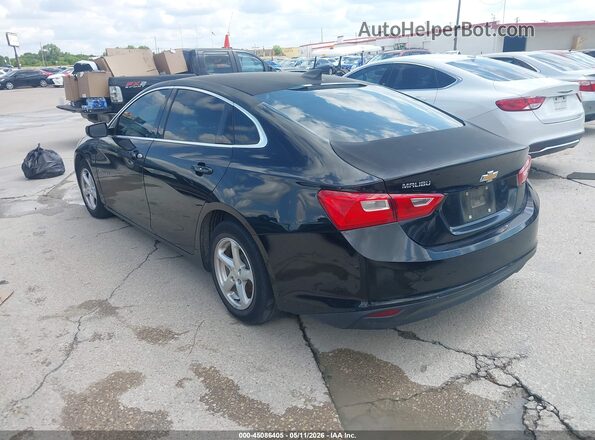 1G1ZB5STXHF209236 2017 CHEVROLET MALIBU Черный Задняя левая четверть
