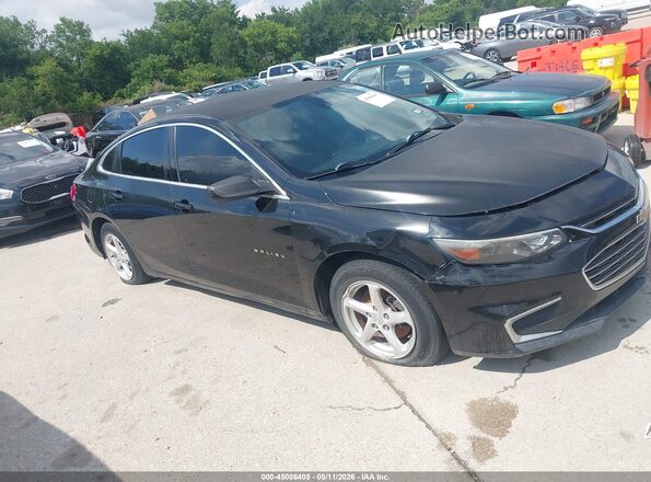 1G1ZB5STXHF209236 2017 CHEVROLET MALIBU Черный Вид задней части салона