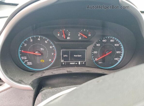 1G1ZB5STXKF190310 2019 CHEVROLET MALIBU Синий Вид щитка приборов