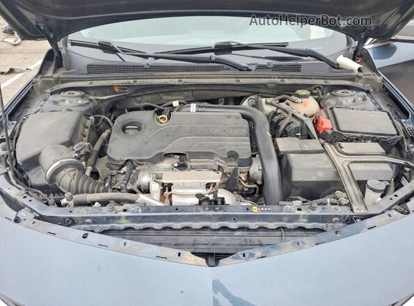 1G1ZB5STXKF190310 2019 CHEVROLET MALIBU Синий Вид задней части салона