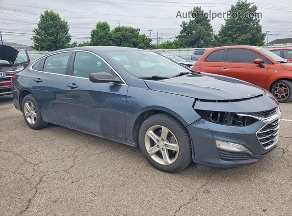 1G1ZB5STXKF190310 2019 CHEVROLET MALIBU Синий Передняя правая четверть