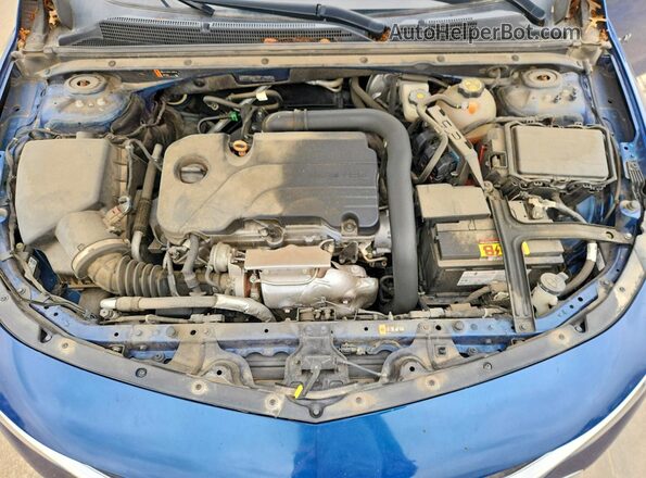 1G1ZB5STXKF214847 2019 CHEVROLET MALIBU Синий Вид задней части салона