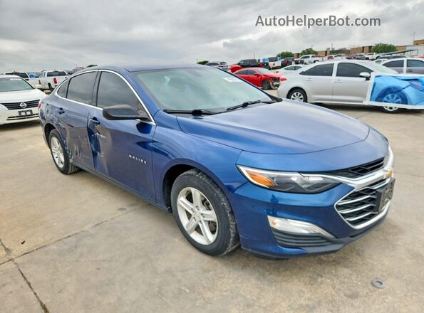 1G1ZB5STXKF214847 2019 CHEVROLET MALIBU Синий Передняя правая четверть