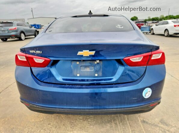 1G1ZB5STXKF214847 2019 CHEVROLET MALIBU Синий Вид сзади