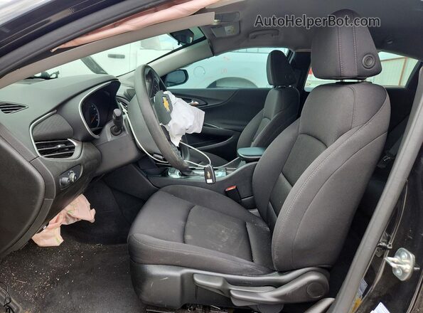 1G1ZB5STXSF102968 2025 CHEVROLET MALIBU Черный Вид салона спереди