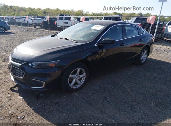 1G1ZC5ST0GF208284 2016 CHEVROLET MALIBU Black Przód lewy