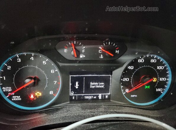 1G1ZC5ST3JF159735 2018 CHEVROLET MALIBU Черный Вид щитка приборов