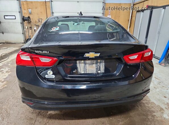 1G1ZC5ST3JF159735 2018 CHEVROLET MALIBU Черный Вид сзади