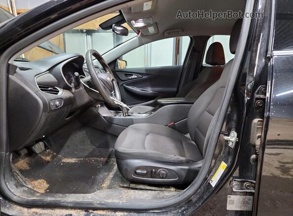 1G1ZC5ST3JF159735 2018 CHEVROLET MALIBU Черный Вид салона спереди