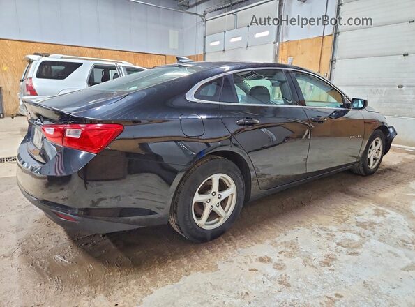 1G1ZC5ST3JF159735 2018 CHEVROLET MALIBU Черный Задняя правая четверть