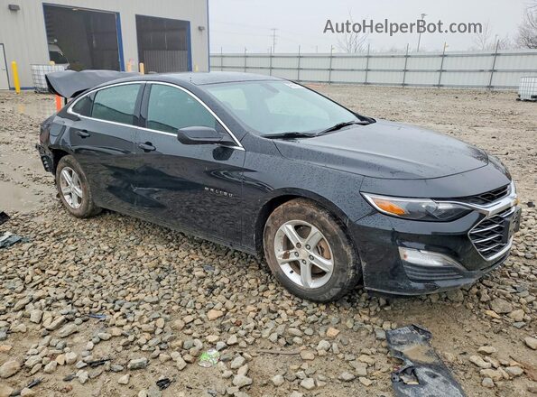 1G1ZC5ST8KF124108 2019 CHEVROLET MALIBU Черный Передняя правая четверть