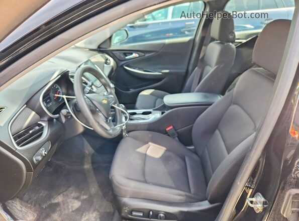 1G1ZC5ST8KF124108 2019 CHEVROLET MALIBU Черный Вид салона спереди