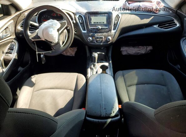 1G1ZD5ST0JF244013 2018 CHEVROLET MALIBU White Widok deski rozdzielczej