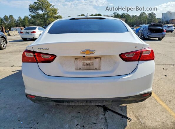 1G1ZD5ST0JF244013 2018 CHEVROLET MALIBU White Widok z tyłu