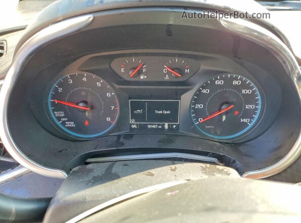 1G1ZD5ST0JF244013 2018 CHEVROLET MALIBU White Widok zestawu wskaźników