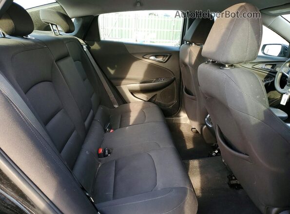 1G1ZD5ST0MF028246 2021 CHEVROLET MALIBU Black Rear seats view