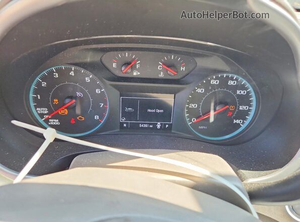 1G1ZD5ST0NF123777 2022 CHEVROLET MALIBU White Vista del cuadro de instrumentos