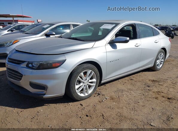 1G1ZD5ST2JF143796 2018 CHEVROLET MALIBU Серебряный Передняя левая четверть