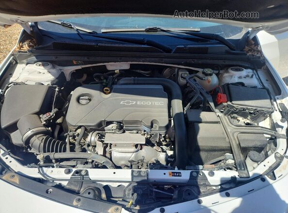 1G1ZD5ST2JF151283 2018 CHEVROLET MALIBU Белый Вид задней части салона