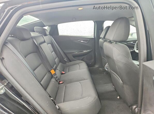 1G1ZD5ST2JF181593 2018 CHEVROLET MALIBU Black Rear seats view