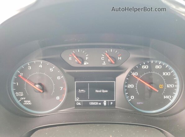 1G1ZD5ST2JF197955 2018 CHEVROLET MALIBU Белый Вид щитка приборов