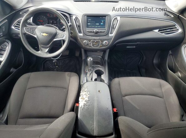 1G1ZD5ST2JF197955 2018 CHEVROLET MALIBU Белый Вид панели приборов