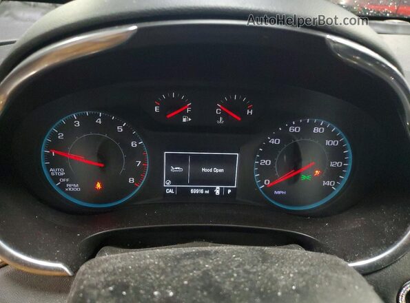 1G1ZD5ST2LF035391 2020 CHEVROLET MALIBU Синий Вид щитка приборов