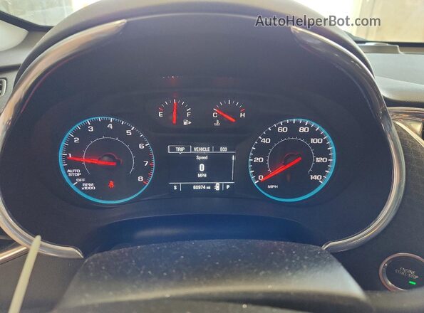 1G1ZD5ST2LF099589 2020 CHEVROLET MALIBU Синий Вид щитка приборов