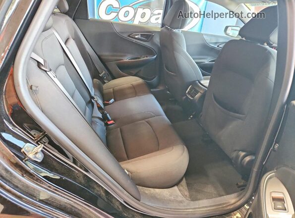1G1ZD5ST2LF122935 2020 CHEVROLET MALIBU Black უკანა სავარძლების ხედი