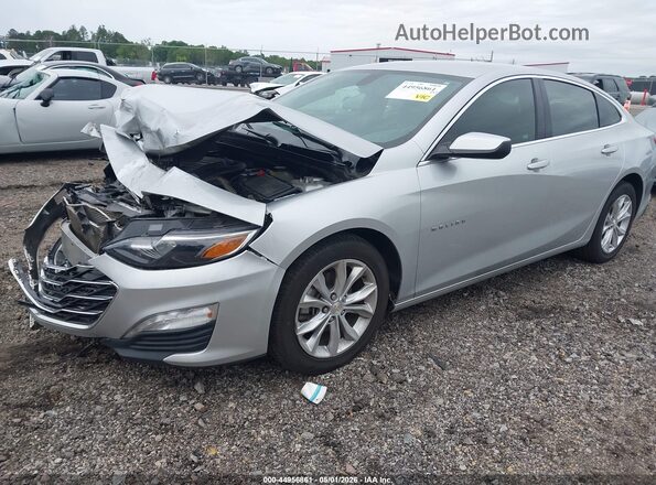 1G1ZD5ST2MF066335 2021 CHEVROLET MALIBU Серебряный Передняя левая четверть