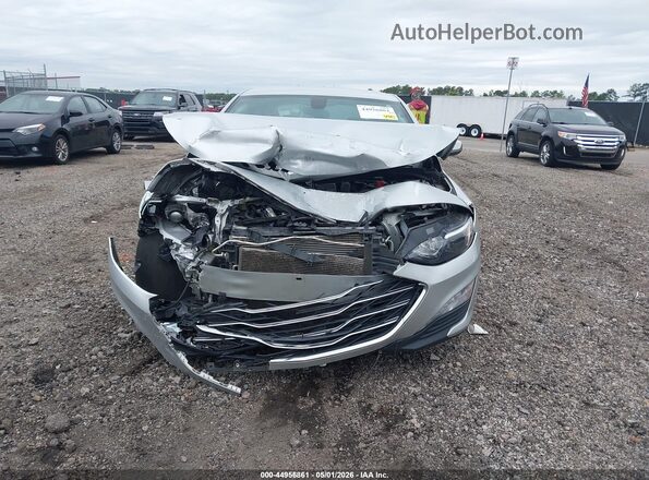 1G1ZD5ST2MF066335 2021 CHEVROLET MALIBU Серебряный Вид задней части салона