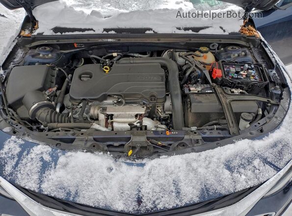 1G1ZD5ST2NF122971 2022 CHEVROLET MALIBU Синий Вид задней части салона