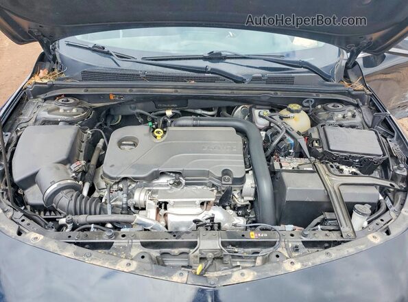 1G1ZD5ST2NF158420 2022 CHEVROLET MALIBU Черный Вид задней части салона