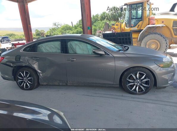 1G1ZD5ST3JF102335 2018 CHEVROLET MALIBU Серебряный Вид задней части салона