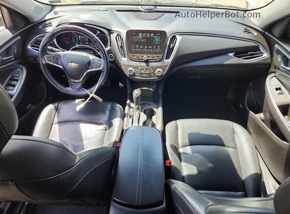 1G1ZD5ST3JF166875 2018 CHEVROLET MALIBU Белый Вид панели приборов