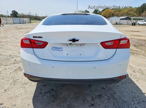 1G1ZD5ST3JF166875 2018 CHEVROLET MALIBU Белый Вид сзади