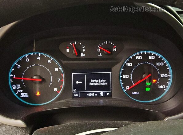 1G1ZD5ST3RF234636 2024 CHEVROLET MALIBU Белый Вид щитка приборов