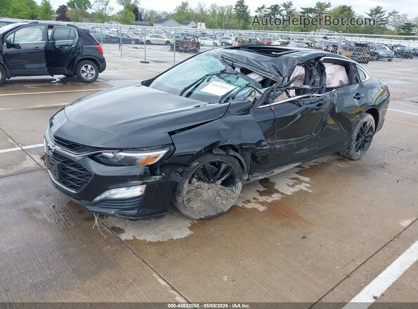 1G1ZD5ST4LF148453 2020 CHEVROLET MALIBU Черный Передняя левая четверть
