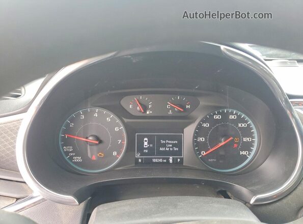 1G1ZD5ST4MF077465 2021 CHEVROLET MALIBU Burgundy Սարքավորումների վահանակի տեսք