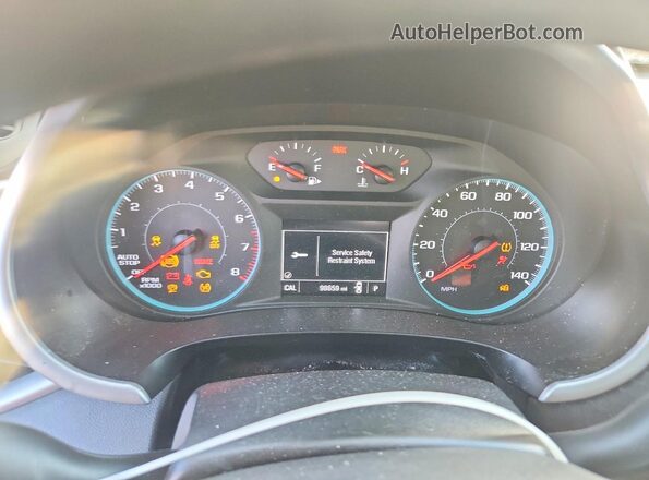 1G1ZD5ST4NF167698 2022 CHEVROLET MALIBU Белый Вид щитка приборов